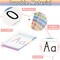 37 PCS Pastel Colors Stripes Classroom Alphabet Number Educational Poster Cards